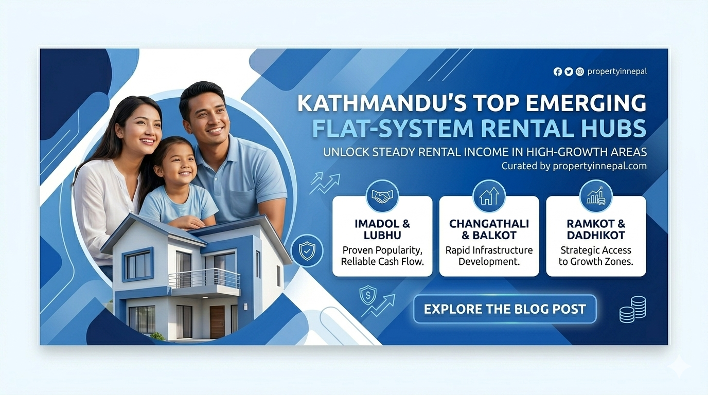 Top Emerging "Flat-System" Hubs in Kathmandu Valley for Steady Rental Income